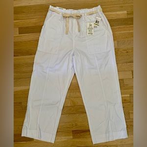 New! Kenzie ‘The Ella’ High Rise Straight 100% Cotton White/Ivory Belt - 14/32
